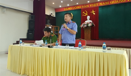 Hội nghị Triển khai thực hiện Hướng dẫn số 15/LN-VKS- CATP và thảo luận...